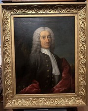 Antico Dipinto Olio Su Tela Di