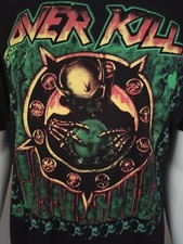 Vintage 00s OVERKILL "Horrorscope" Thrash Metal T Shirt Metallica Slayer Anthrax
