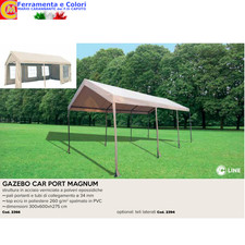 Pergola Auto In Acciaio 3X6