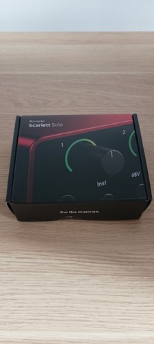 Focusrite scarlett solo - focusrite, 4th