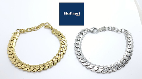 Bracciale uomo maglia grumetta - bracciale,