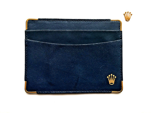 Rolex blue credit card holder - card,
