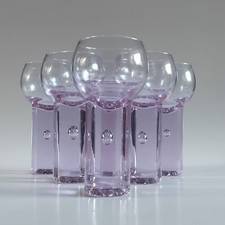 6 BICCHIERI DA APERITIVO DESIGN SERGIO ASTI CHAMELEON IN ALESSANDRITE