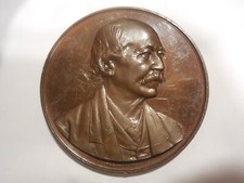medaglia Ubaldino Peruzzi politico sindaco Firenze 1891 70mm