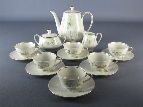 Servizio caffe porcellana - caffe',