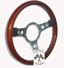 Volante con corona legno - con,