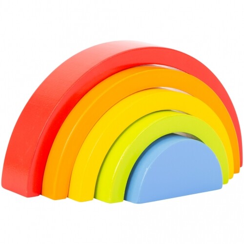 Mattoncini legno arcobaleno - mattoncini,
