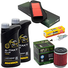 Manutenzione per Yamaha VP 125 VP 250 2007-16 Kit Olio 2L Filtro Aria Filtro Olio Candela