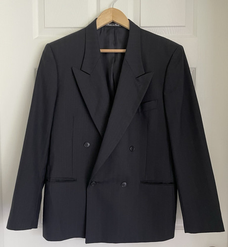 Blazer gessato doppiopetto