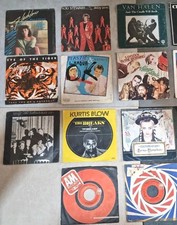 LOTTO BLOCCO STOCK  13 DISCHI VINILI 45 GIRI/Van Halen-culture Club-Kurtis Blow.