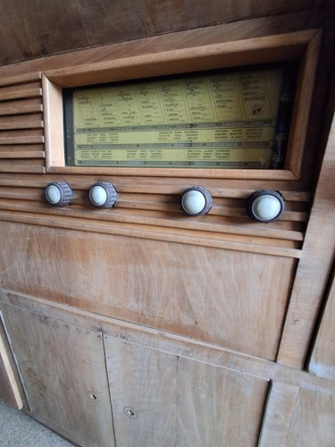 Mobile bar con radio - bar, vintage