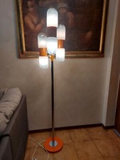 1970 VINTAGE LAMPADA DA TERRA PIANTANA CARLO NASON PER MAZZEGA TORPEDO