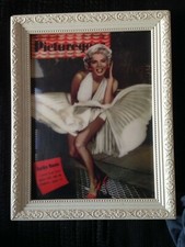STUPENDO QUADRO QUADRO MARYLIN MONROE PICTURGOER 36X46 TRIDIMENSIONALE