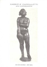 HESS Richard, Richard Hess. Mostra personale