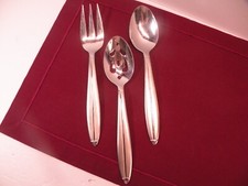 Set 3 pezzi da portata Cambridge CBS46 forchetta punta lucida manico satinato inox +