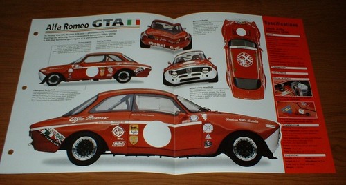 1969 alfa romeo gta spec - 1969, sheet