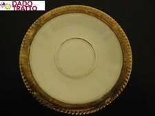 PIATTO PORCELLANA BAVARIA RKW 44 CON DECORO IN ORO