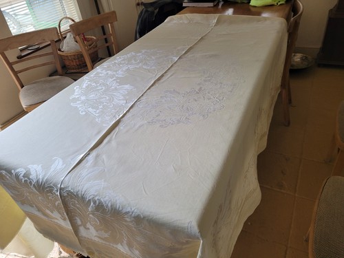 Tovaglia damascata vintage - vintage,