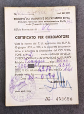 LIBRETTO ORIGINALE CERTIFICATO