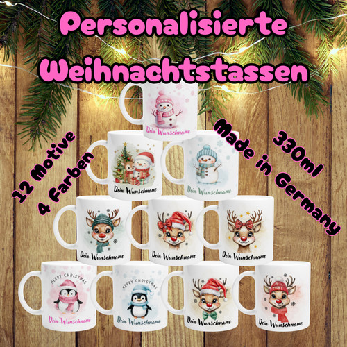 Tazza natalizia personalizzata - tazza,