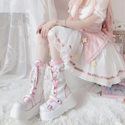 Scarpe lolita stivali donna - scarpe,