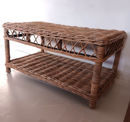 Tavolo tavolino rattan giunco - tavolo,