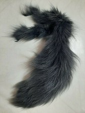  Coda di volpe Pelliccia vera Fox tail Real fur Fuchs Pelz