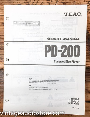 Teac 200 lettore - pd-200,