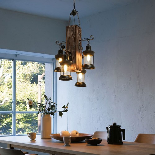 Lampadario vintage 40w - 40w, in