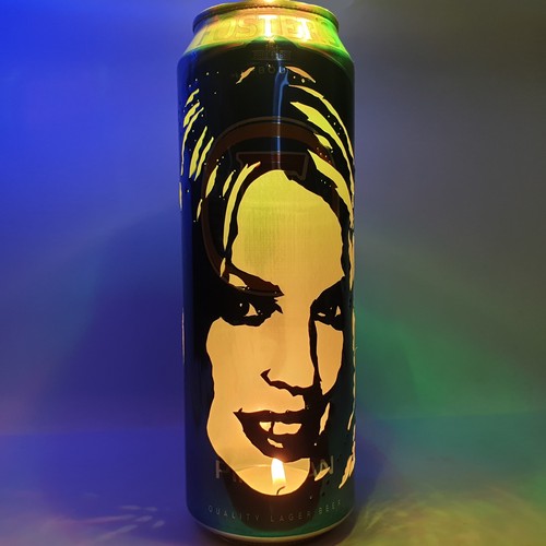 Kylie minogue beer can - kylie,