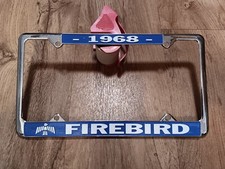 Telaio targa metallo auto Pontiac Firebird Trans Am 1968