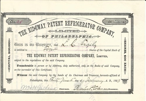 Pennsylvania 1883 the ridgway - the,