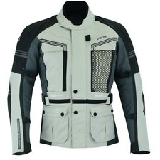 Giacca Moto Impermeabile Uomo Moto Poliestere Tessuto Giacca Biker Jacket Nuova