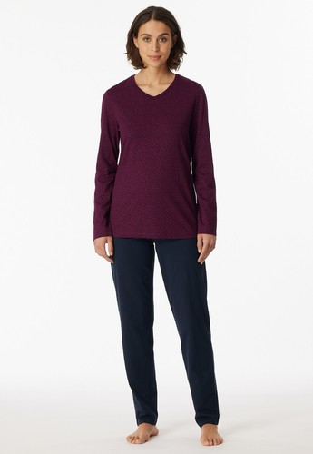 Pigiama donna lungo schiesser - pigiama,