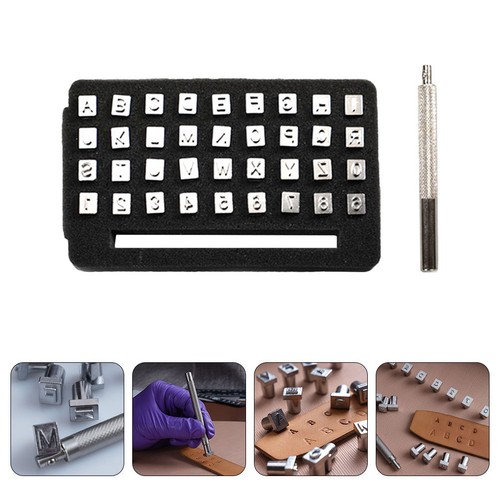 Set timbri con lettere - set,