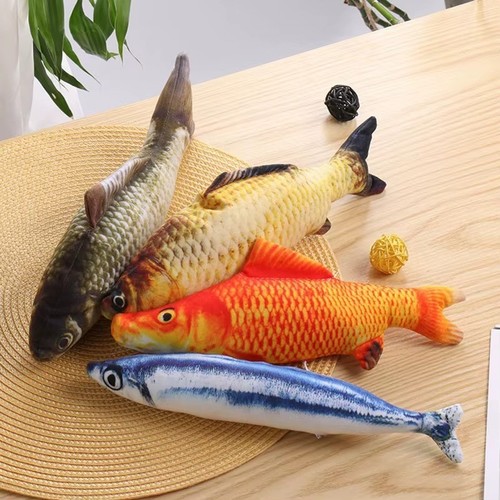 Giocattolo per gatti pesce
