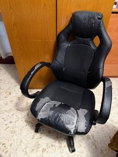 SONGMICS Sedia da Ufficio Girevole, Altezza Regolabile, Poltrona da Gaming