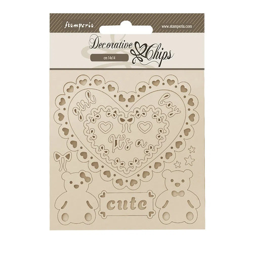 Stamperia decorative chips - decorative,