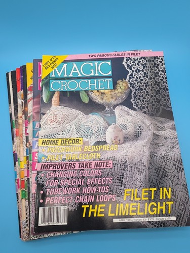 Lot vintage magic crochet - vintage,