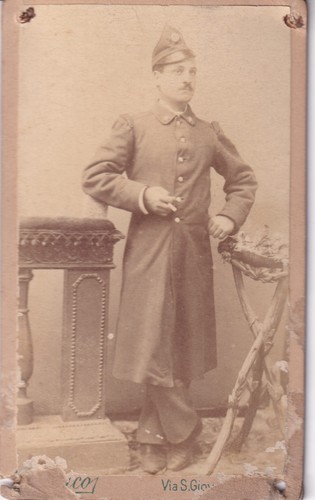 Foto cdv 800 milano soldato - foto,