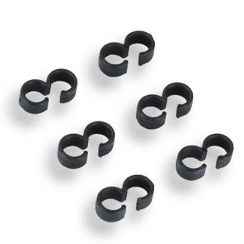 Fastrax clip reggi tubo nero - reggi,