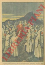 BELTRAME A. - Riunione sui monti della Georgia dei membri del  Ku-Klux-Klan.