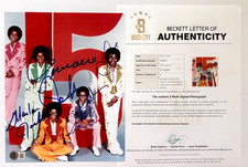 JACKSON 5 BAND FIRMATA 8X10