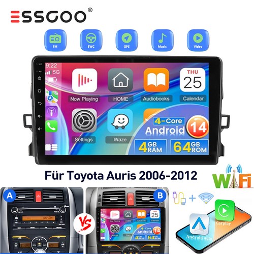 Autoradio carplay 64gb - autoradio, per