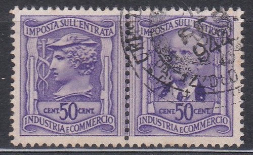Italia 1940 marca - -, bollo