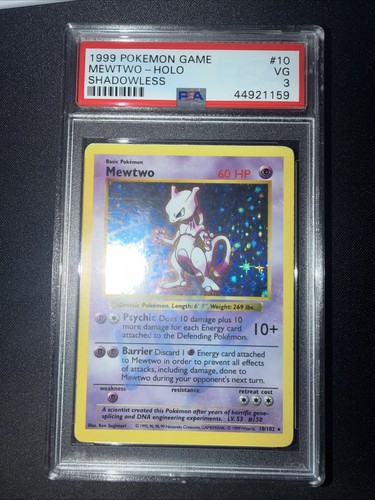 Carte pokémon mewtwo - pokémon, 10/102