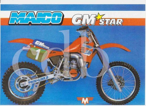 Depliant brochure moto - depliant,, maico