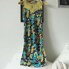 abito vestito Angela Mele Milano vestitino abitino stretch elasticizzato azzurro