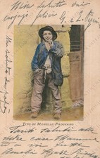 1901 PADOVA Tipo di monello Padovano Costumi Cartolina