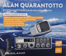 MIDLAND ALAN QUARANTOTTO VERS. 2025 CON MISURATORE DI ROS+120 CANALI+ POWER + PA